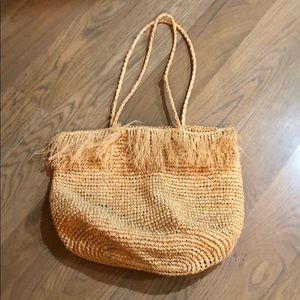 Bujibaja straw beach tote